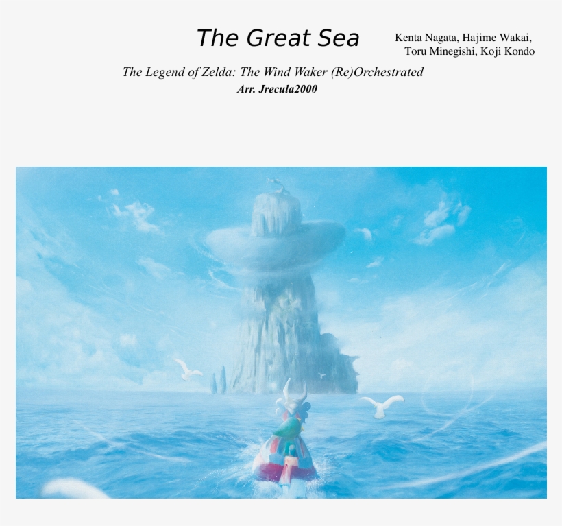 The Great Sea Sheet Music Composed By Arr - Sea, transparent png download