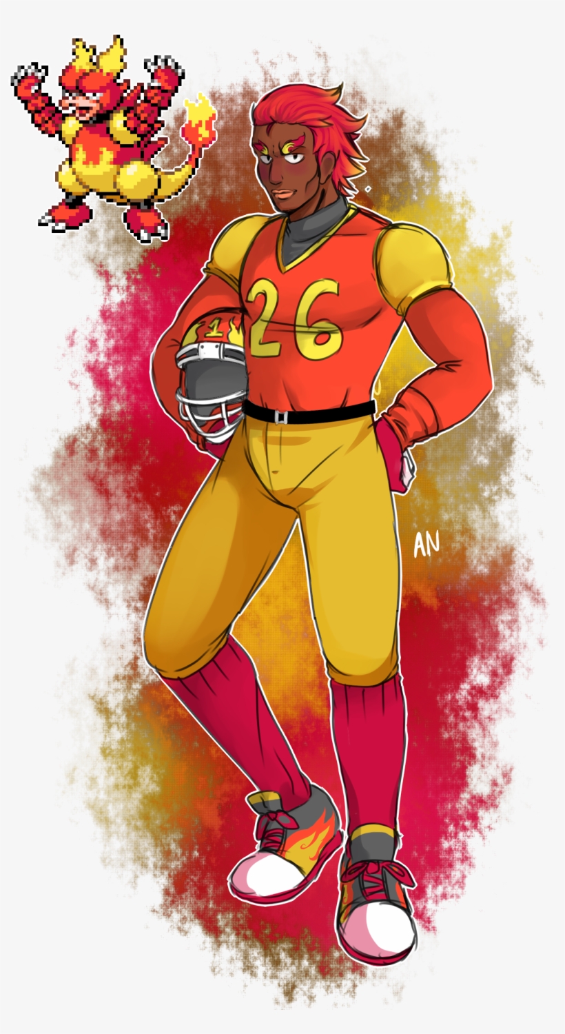 Magmar's Design Was Pretty Straight Forward And I Gave - Pokemon Magmar As Human, transparent png download