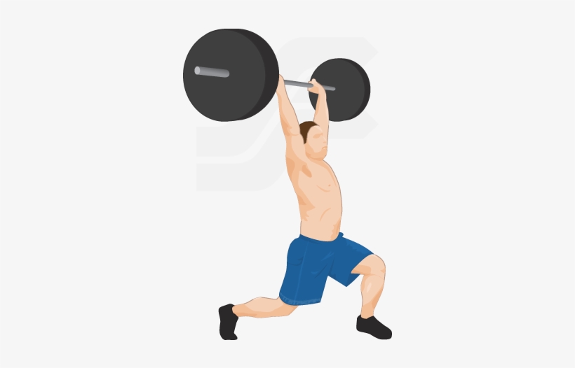 The Clean And Jerk Is An Advanced Olympic Lift - Clean And Jerk Png, transparent png download