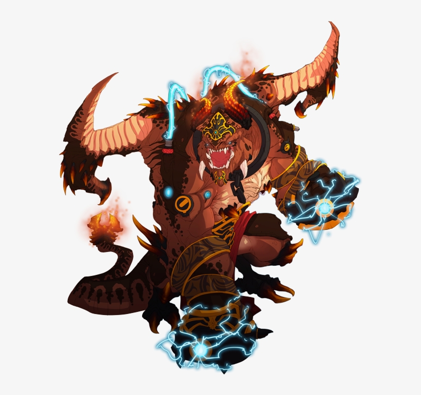 Bloodborn General, Magmar - Duelyst, transparent png download