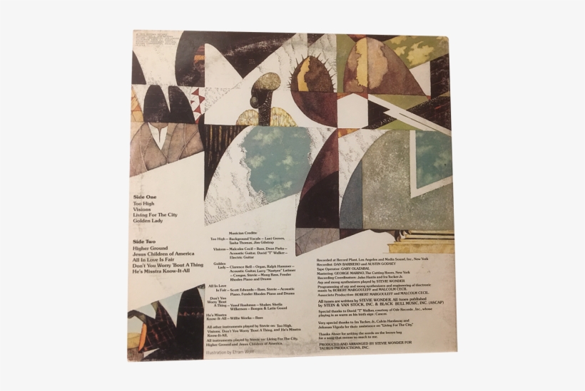 Stevie Wonder - Stevie Wonder - Innervisions (cd), transparent png download