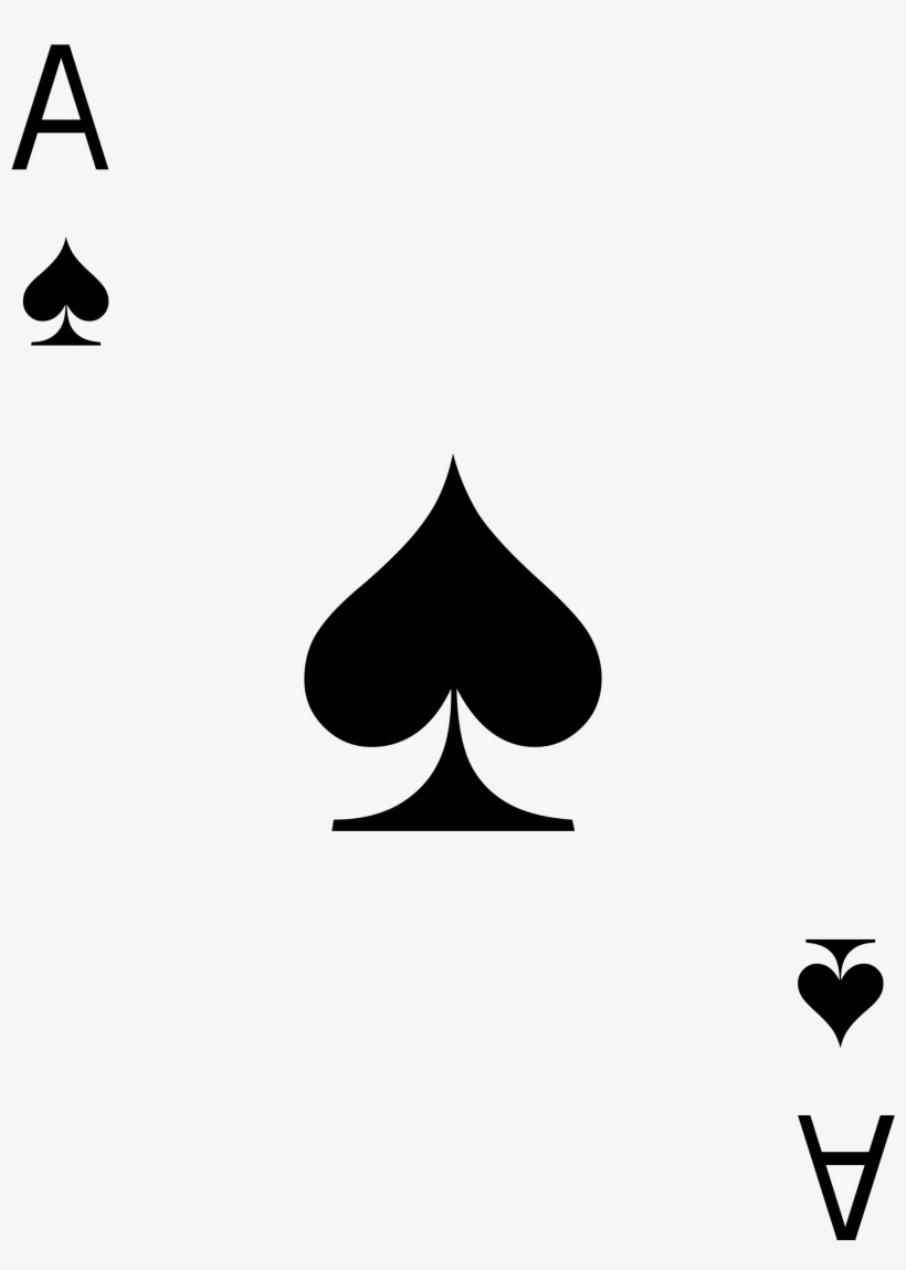 Open - Cartas De Poker As De Pica PNG Image | Transparent PNG Free ...