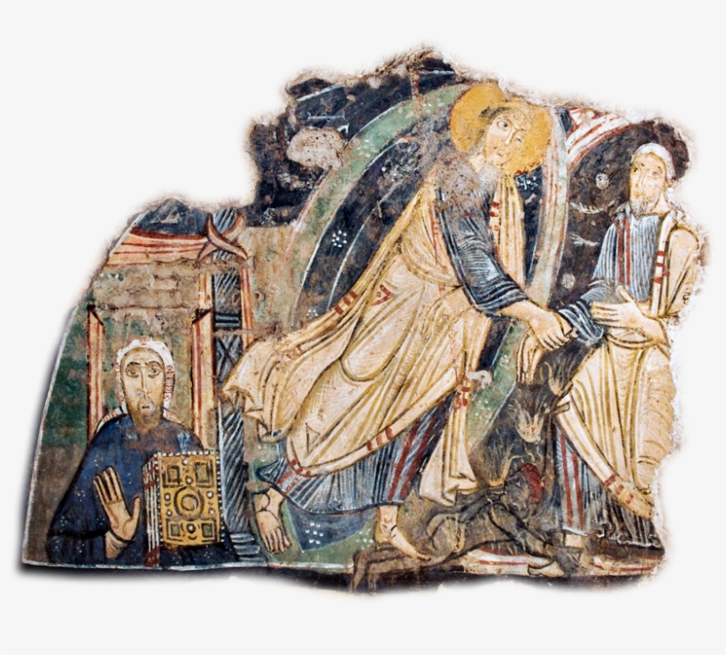 Anastasis - Basilica Di San Clemente Roma Frescoes, transparent png download