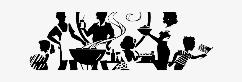 What Restaurants Need To Know To Win With Millennial - Vintage Bbq Family Art Greeting Card, transparent png download