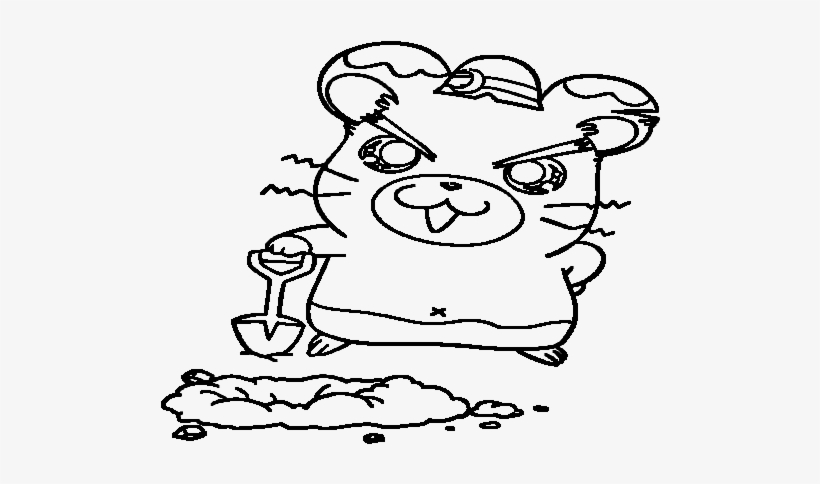 Hamtaro-124 - Cartoon, transparent png download