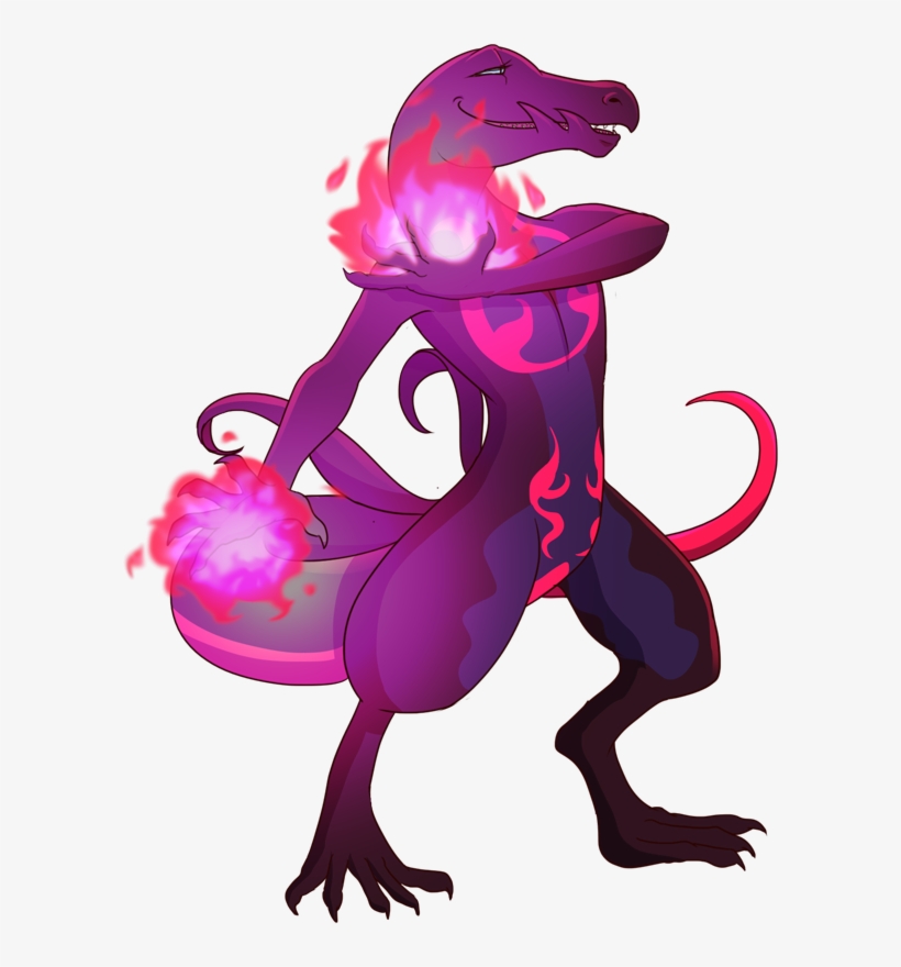 Pokemon Shiny-salazzle Is A Fictional Character Of, transparent png download
