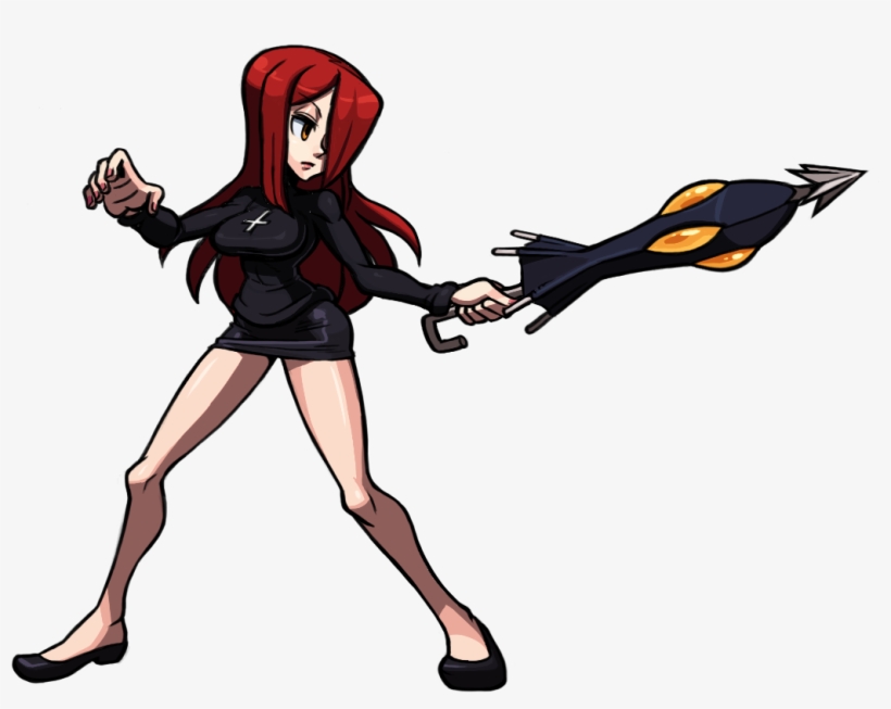 Skullgirls - Parasoul - Skullgirls Parasoul Gif, transparent png download
