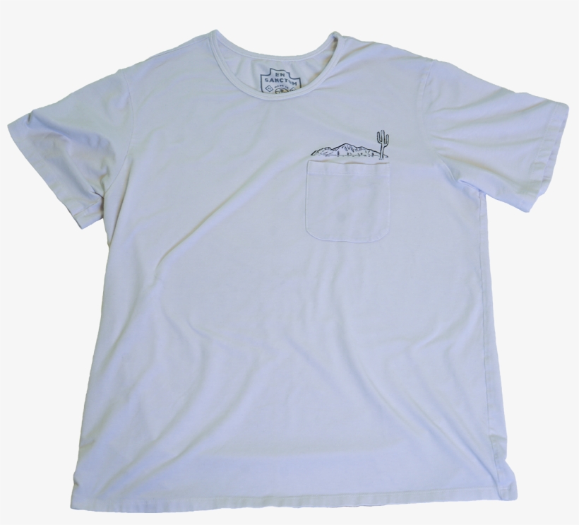 Morgana White Pocket Tee - Active Shirt, transparent png download