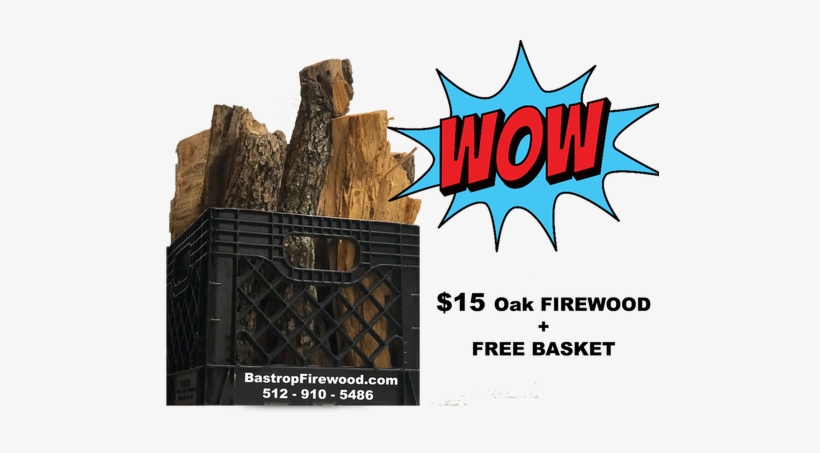 Basket Of Firewood - Clipart Wow, transparent png download