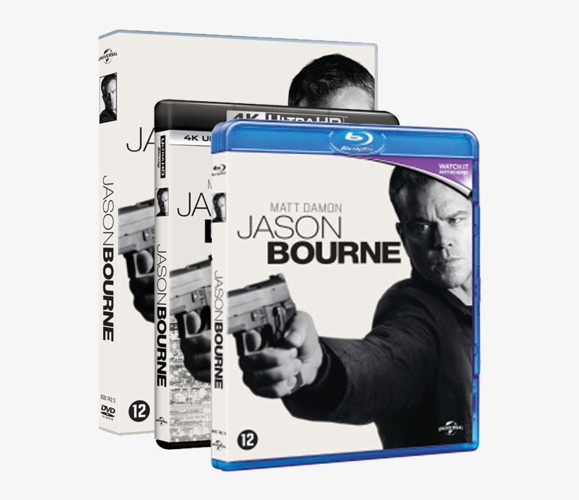 Jason Bourne Is Terug Vanaf 30 November Verkrijgbaar - Jason Bourne Bluray 4k, transparent png download
