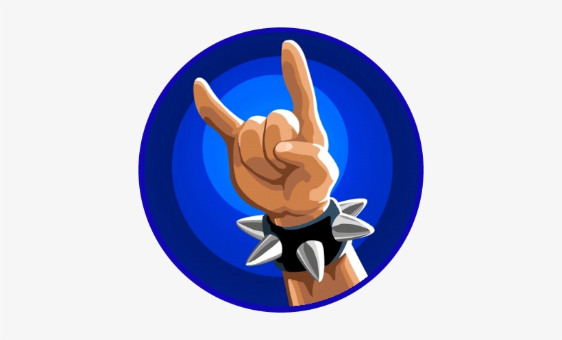 Heavy Metal Circled - Agario Heavy Metal, transparent png download