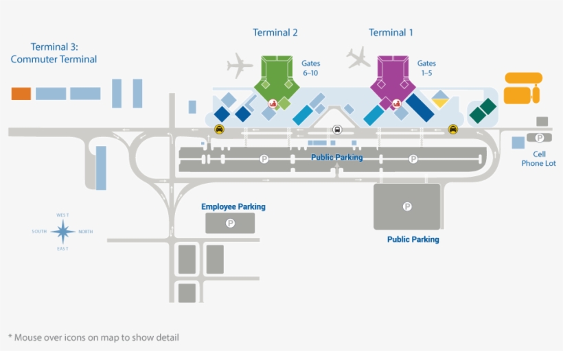 Kona Airport Map, transparent png download