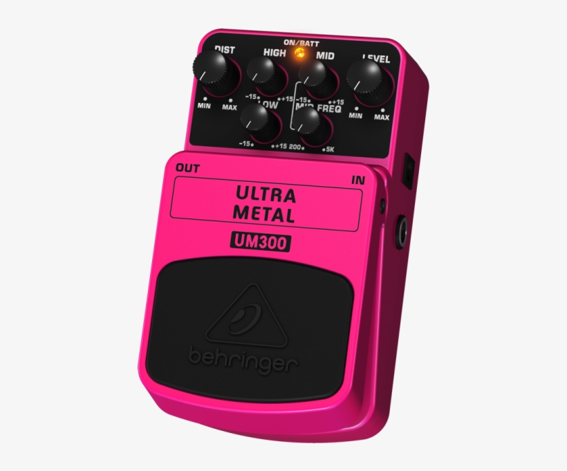 Behringer Behringer Ultra Metal Um300 Heavy - Behringer Um300 Ultra Metal Effects Pedal, transparent png download