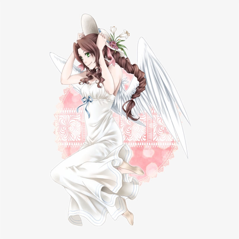 Aerith, Final Fantasy Vii - Aerith Final Fantasy Fanart, transparent png download
