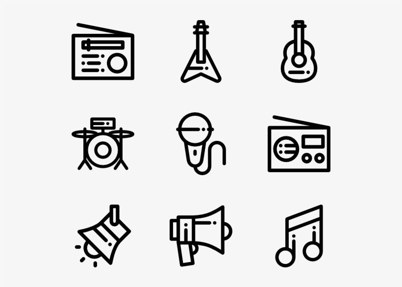 Music Icons - Instructions Icons, transparent png download