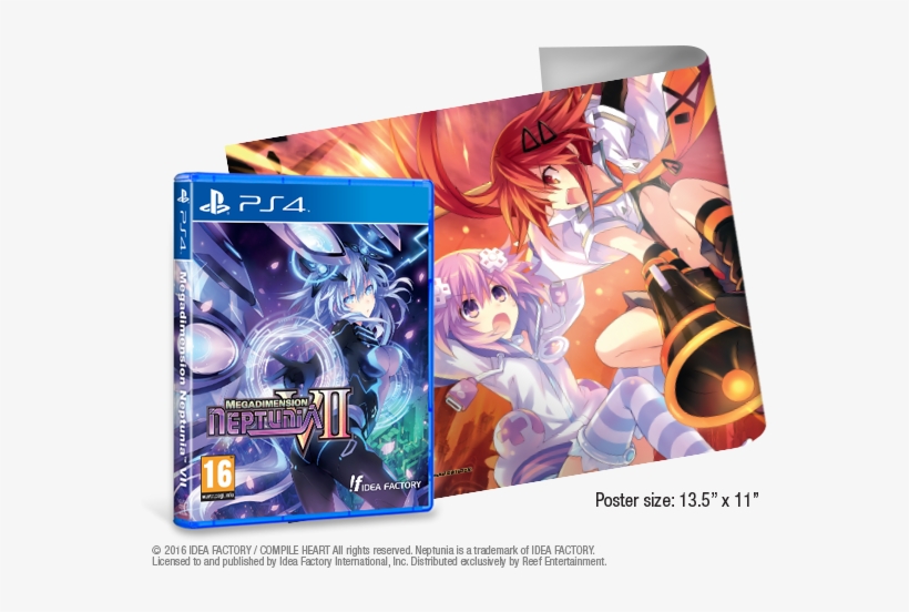 Megadimension Neptunia Vii Poster - Idea Factory International Megadimension Neptunia Vii, transparent png download
