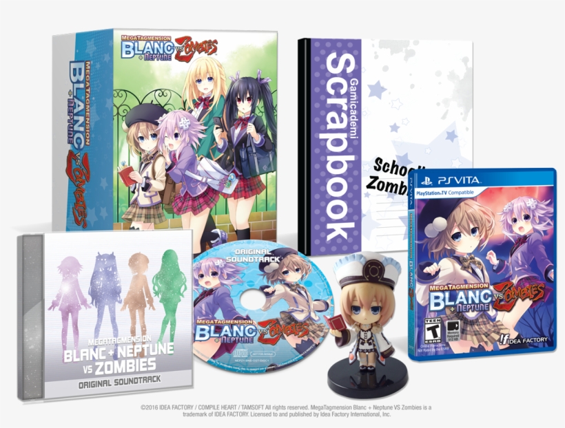Megatagmension Blanc Neptune Vs Zombies Limited Edition - Cyberdimension Neptunia Limited Edition, transparent png download