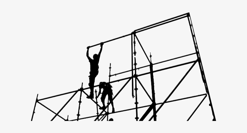Scaffolding Ellesmere Port - Andamios En Blanco Y Negro, transparent png download