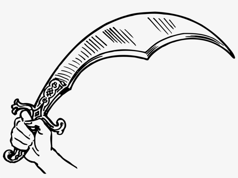 Scimitar - Scimitar Clipart, transparent png download