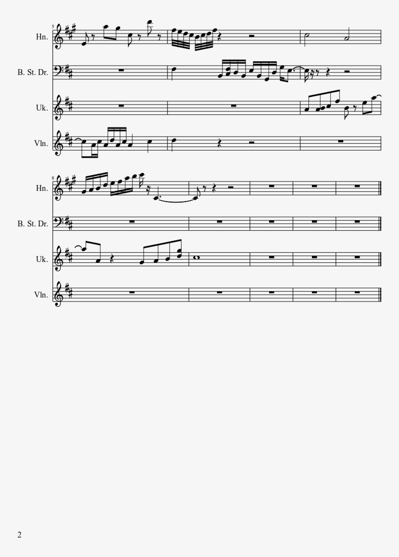 Challenge Accepted Sheet Music Composed By Samuel Ross - Music, transparent png download