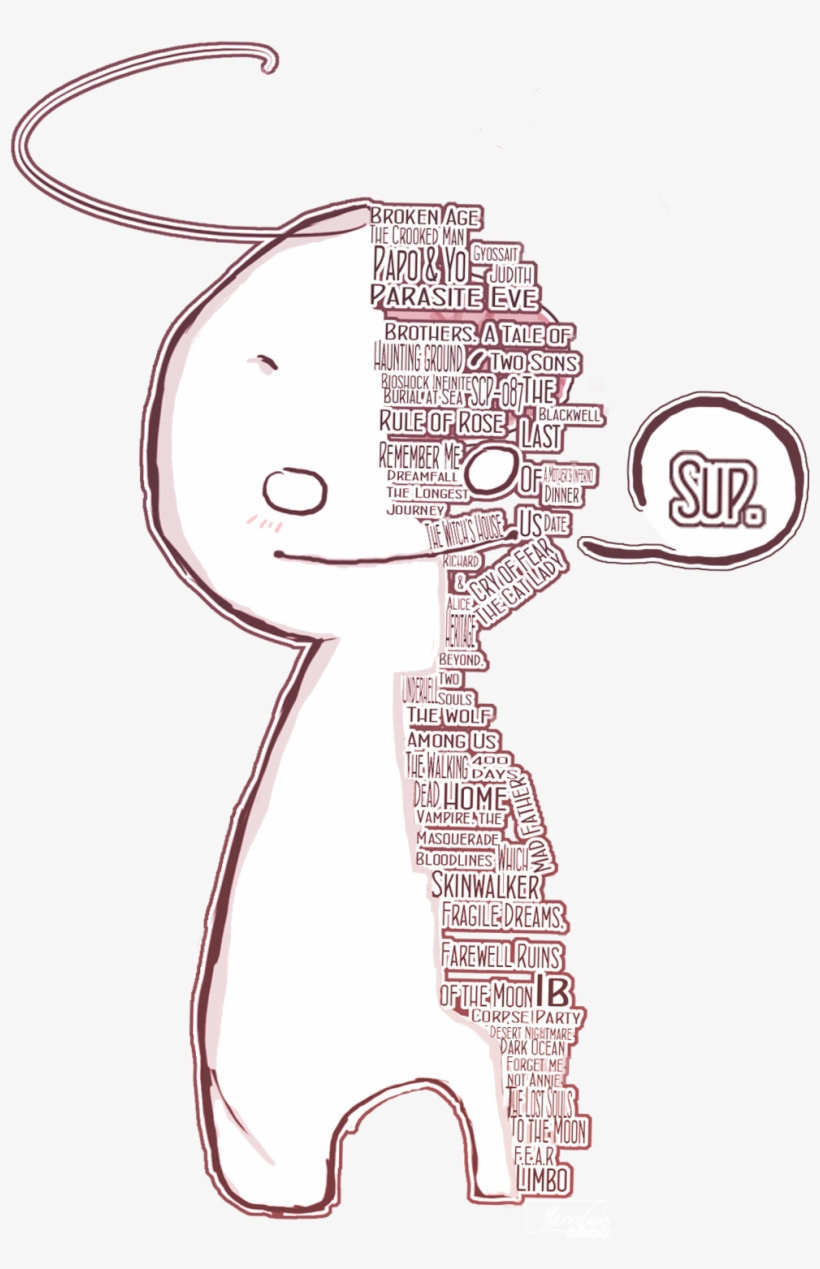 *reads All Of The Lets Plays* I Should Rewatch Them - Sketch, transparent png download