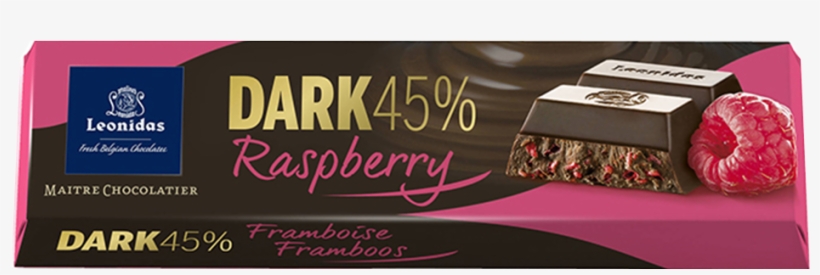 Batons Dark Chocolate Raspberry Pack (6 X 50g) - 45 Dark Chocolate, transparent png download