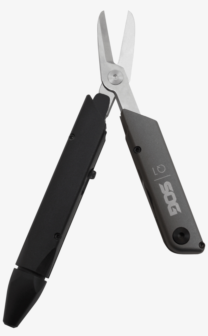 Sogbatonq1scissors-main - Sog Baton Q1 Multitool Id1001-cp, transparent png download
