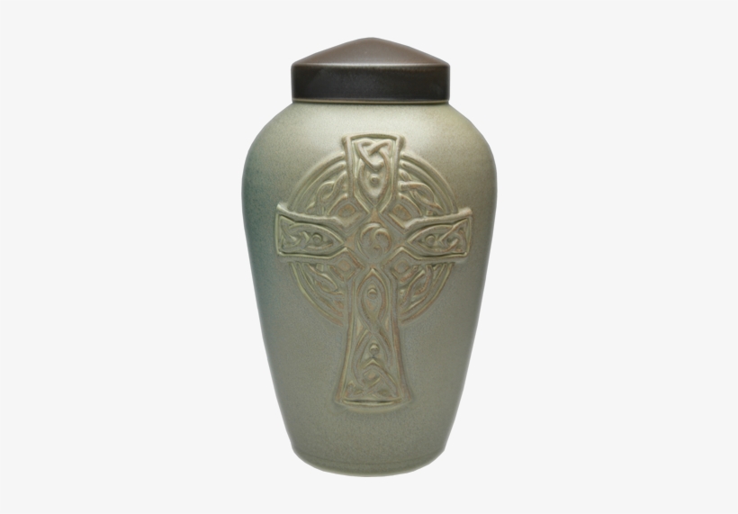 Celtic Cross Urn - Urn, transparent png download
