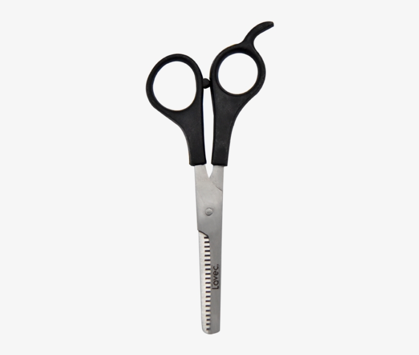 Tijera Lavec Entresacar Silver Mango Plastico - Scissors, transparent png download