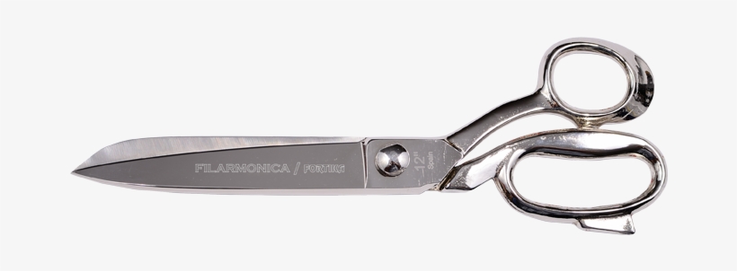 Tijera 12" Forjada Para Sastre Niquelada - Tijeras De Sastre Png, transparent png download