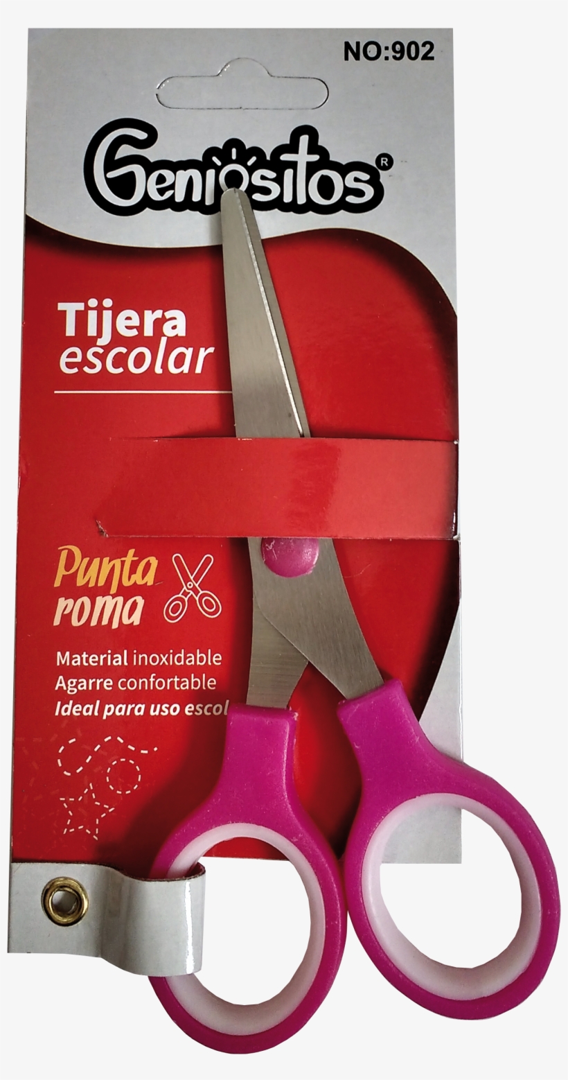 Tijera Punta Roma Geniositos - Scissors, transparent png download