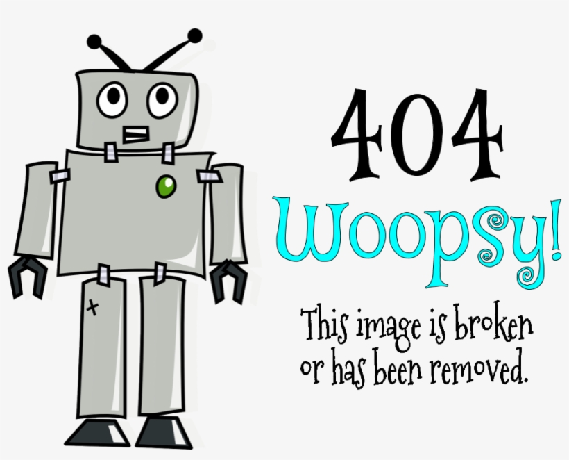 404 Placeholder - Cartoon Robot Shower Curtain, transparent png download