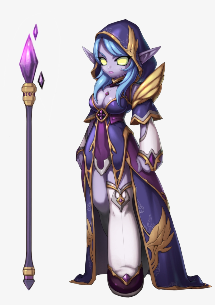 Royal Elven Mage - Grand Chase Moonlight Village Costume, transparent png download