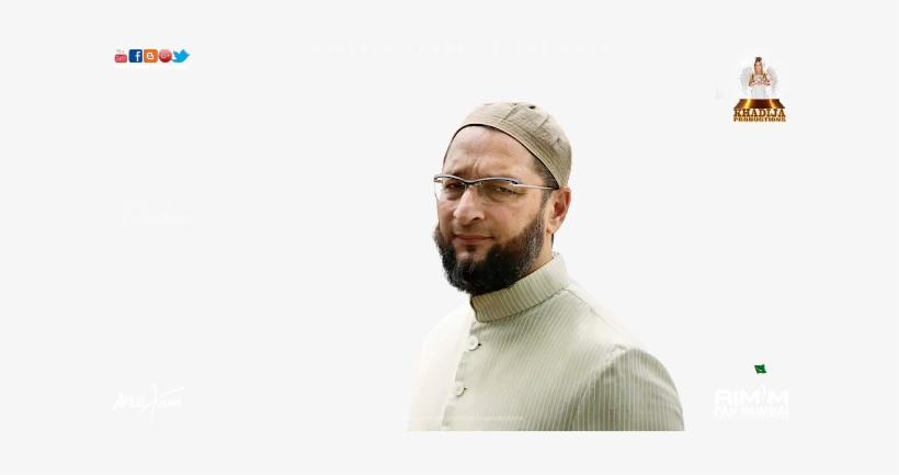 Asaduddin Owaisi Aimim Fan Mumbai Khadija Productions - Asaduddin Owaisi Png, transparent png download