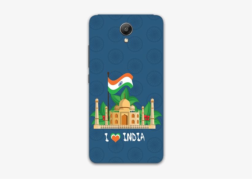 Ilove India With Taj Mahal Redmi Note 2 Mobile Back - Mobile Phone, transparent png download