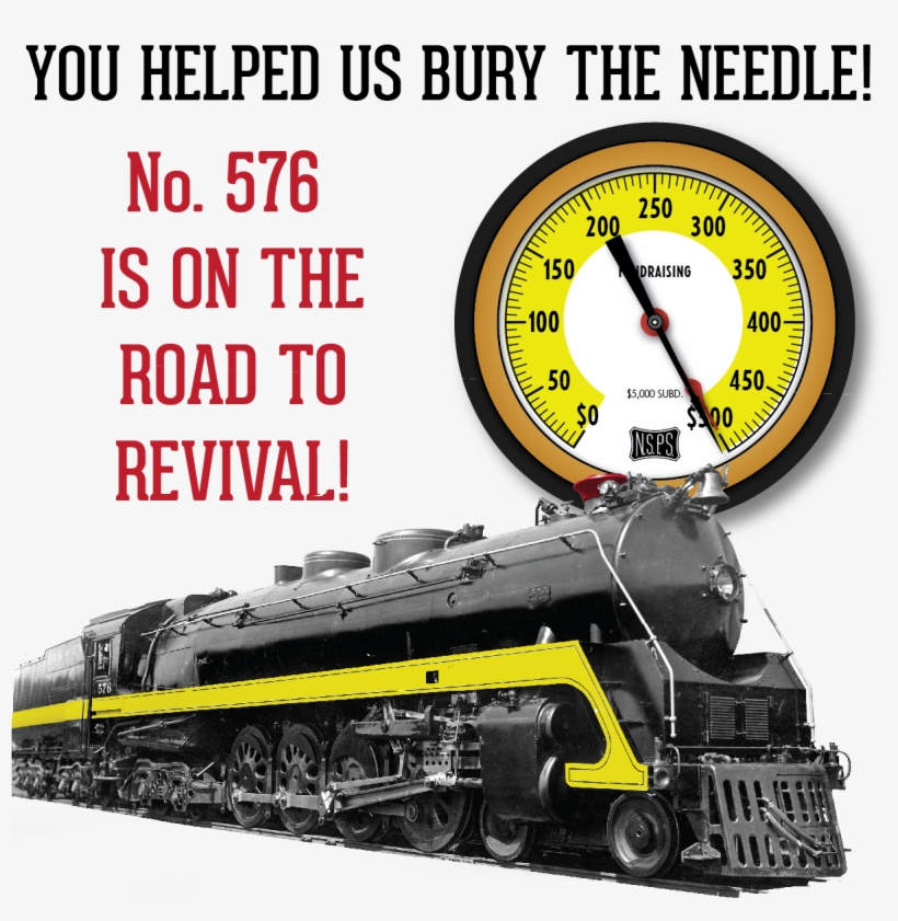 Nsps Steam Reaches Initial Fundraising Goal - Locomotive, transparent png download