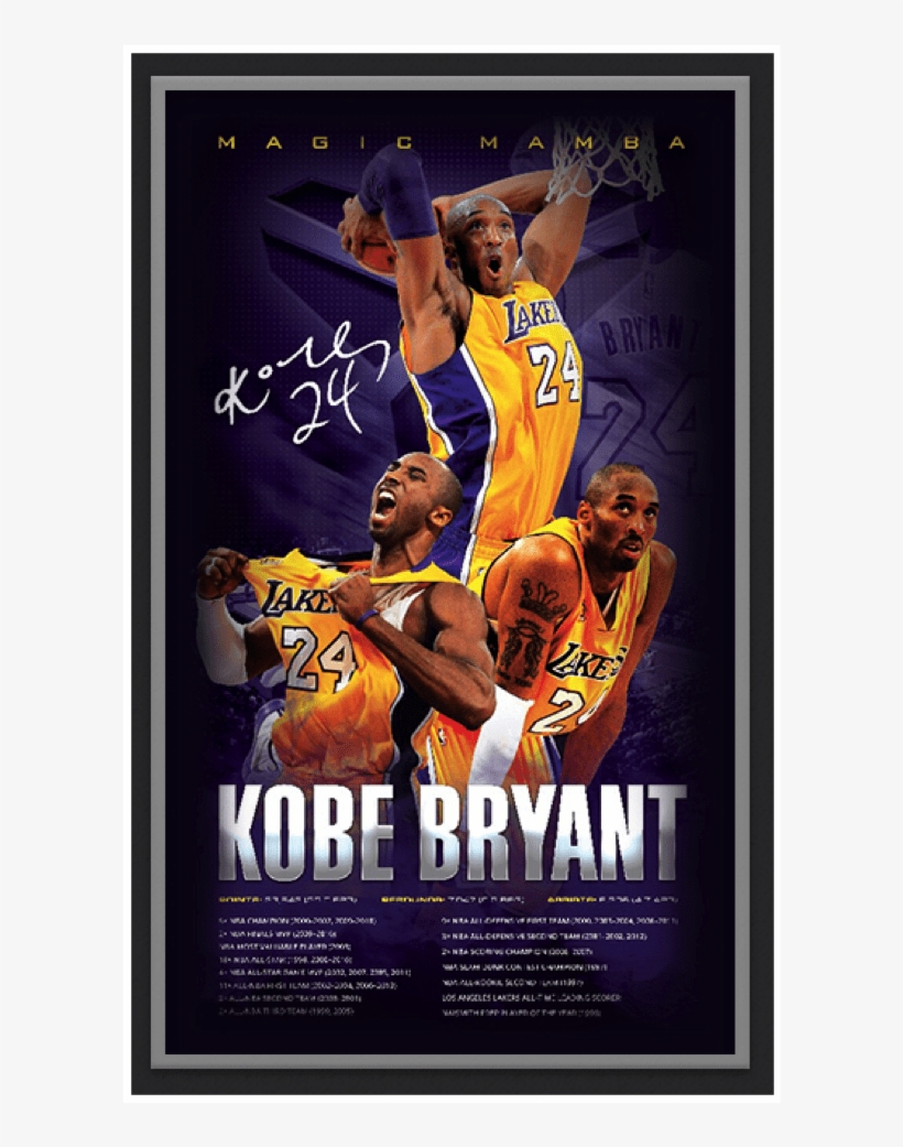 Kobe Bryant Nba Legend Print - Los Angeles Lakers, transparent png download