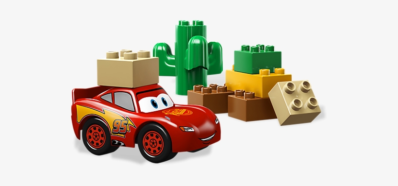 Lightning Mcqueen - Lego - Duplo 5813 Cars Lightning Mcqueen, transparent png download