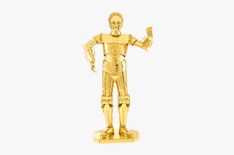 Metal Earth - Star Wars - C-3p0 - Metal Earth 3d Metal Model Kits - C3po, transparent png download