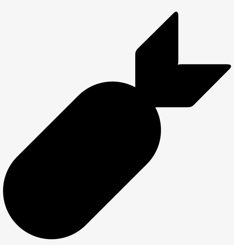 Missile Comments - Bomb Svg, transparent png download