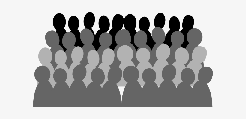pic Population Clipart White image black and white library audience