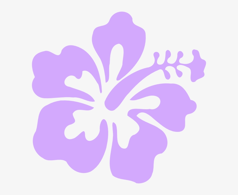 Flower - Hibiscus Flower Clipart Black And White, transparent png download