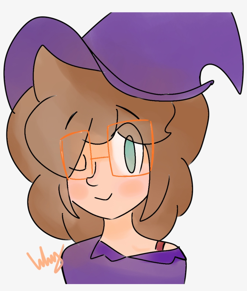 Basically A Redo Of My Pfp Except With Watercolor Used - Cartoon, transparent png download