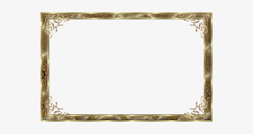 Golden Frame Png Image - Picture Frame, transparent png download