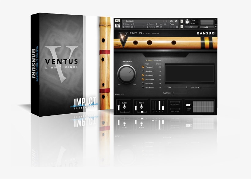 The Third Instrument In Our Ventus Ethnic Winds Series - Ventus Ethnic Winds Bansuri, transparent png download