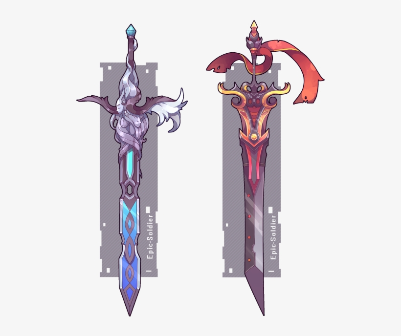 Png Transparent Fallen Angel And The - Imagenes De Espadas Para Dibujar, transparent png download