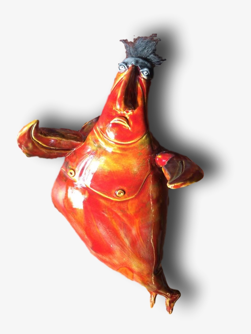 Crabby Daddy Red Glazed - Meat, transparent png download