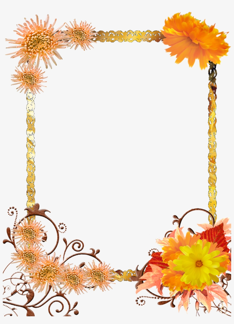 Flower Frame Png, Backgrounds Free, Png Format, Mars, - Portable Network Graphics, transparent png download