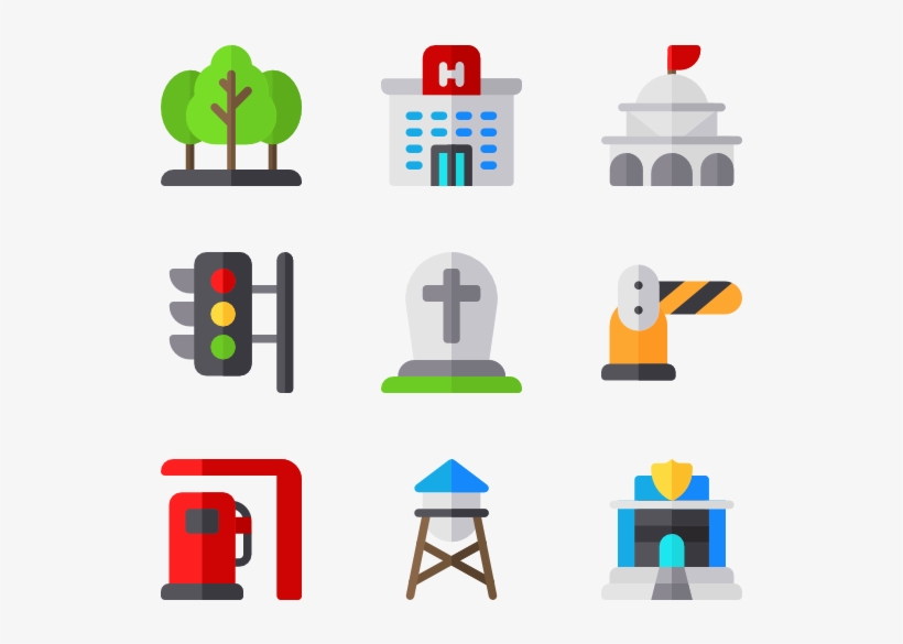 Urban Elements & Buildings - Building, transparent png download