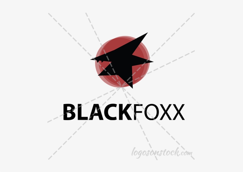Black Fox Logo - Do Not Block, Black On White, 18x12, .040 Alum (18, transparent png download